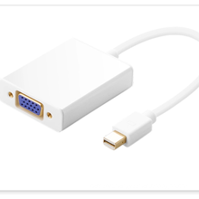 Mini DisplayPort to VGA Male to Female Adapter